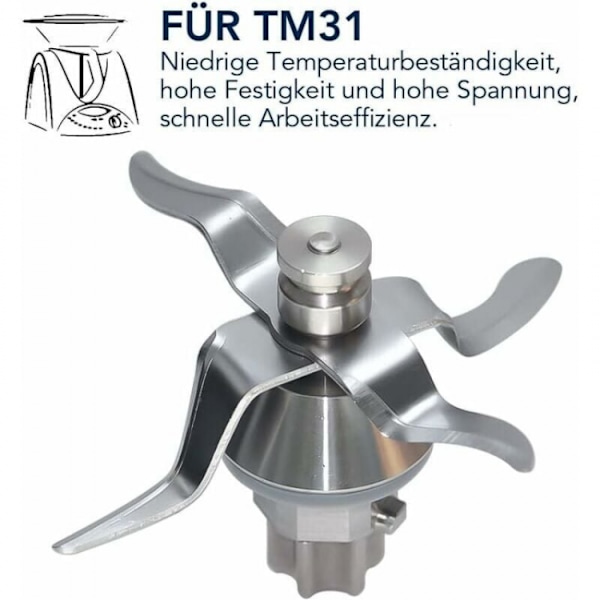 Ersättningsblad för Thermomix TM31 från Vorwerk, inklusive tätning