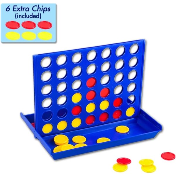 Pup Go Connect 4, 4 i rad med 6 extra bitar, Four in a