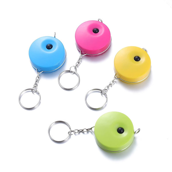 1 Pack, blått mjukt måttband Retractable Measuring för Body Fab