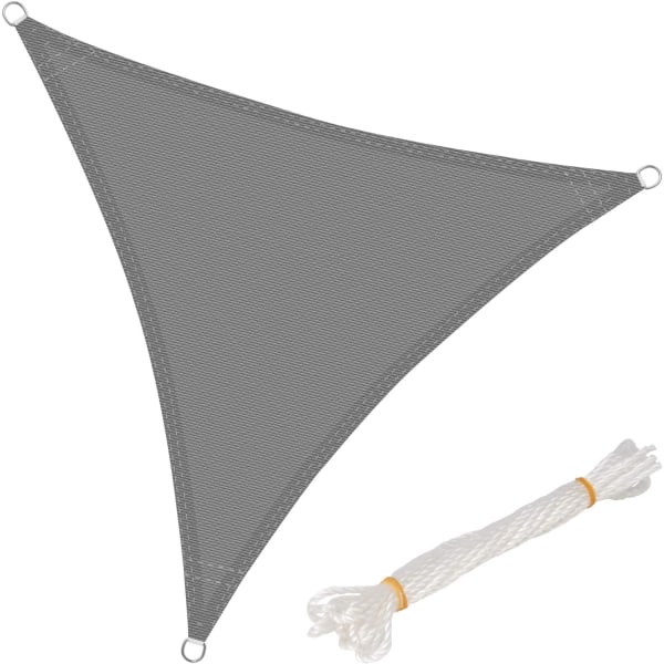 Skuggskydd Triangel 3x3x3 m Andningsbar HDPE Skuggduk Solskydd