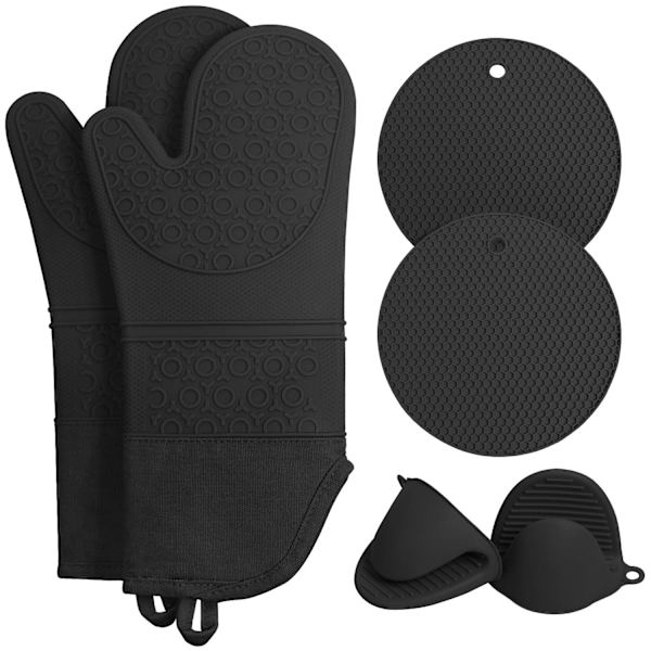 Silikonugnsvante-set 8 i 1 Vattentät och värmebeständig Kitche