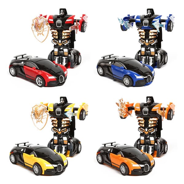 Orange, slagtålig robot, automatisk konvertering, barn