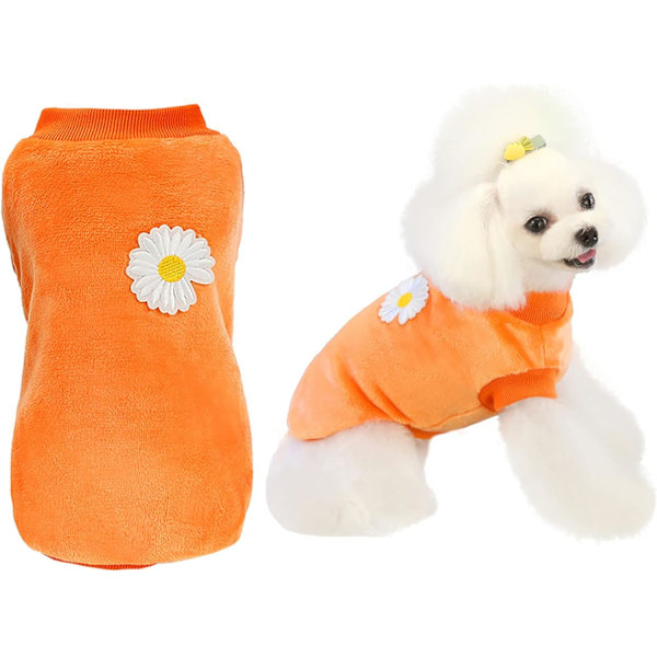 1 st Hundtröja Hundkläder Fleece Hundtröja Varm Vintertröjor