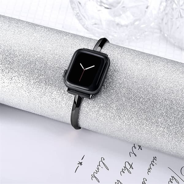 Guld 38/40/41mm, rustfrit stållänk kompatibel med Apple Watch