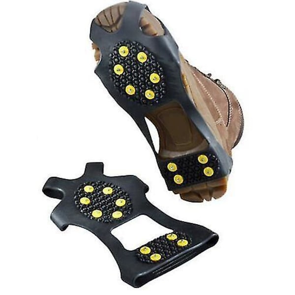 Ice Non-slip Snegreb Crampons Grips Crampons Vinter Klatring Nej