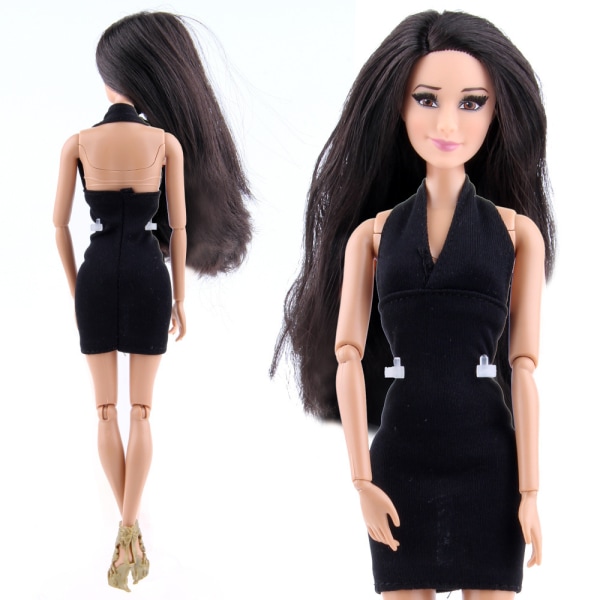 Barbie-vaatteet 4 kpl Vaatteet Tarvikkeet Mukana Vaatteet Sopivat