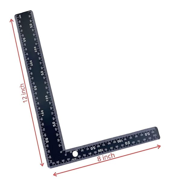 20 X 30CM STÅL TRI FRAMING SETT SQUARE RETT VINKEL RETT KANT