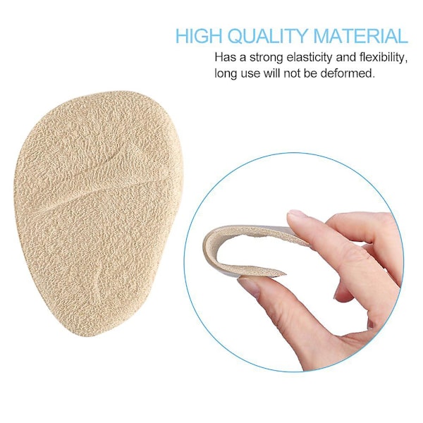 2 par smärtlindrande metatarsal pads, halkfria för kvinnor med höga klackar