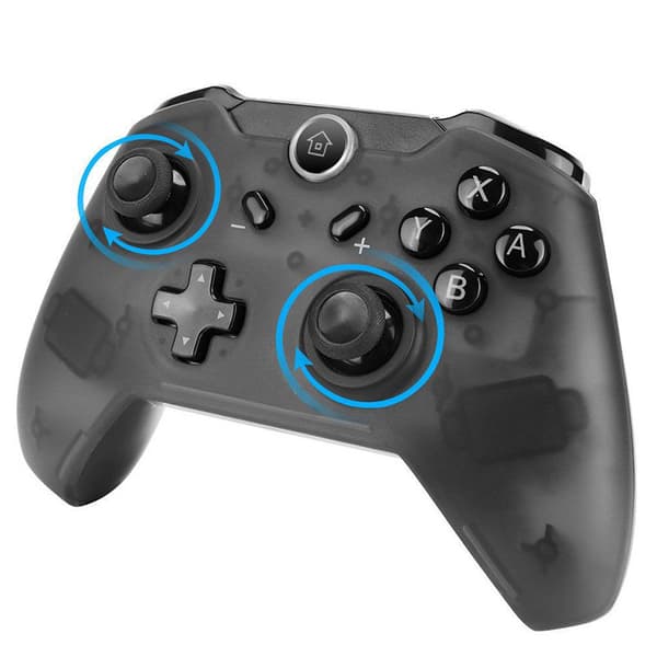 Trådløs spillkontroller for Nintendo Switch med skjermbilde, vibrati