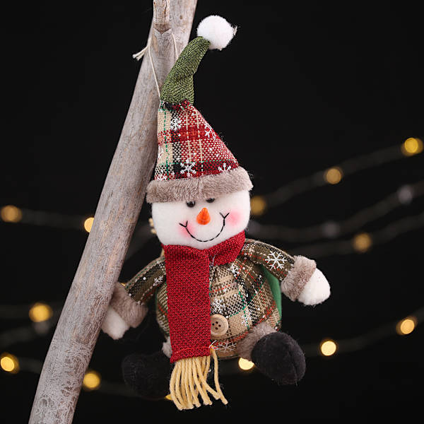 Julplyschleksak 1 st/set Super söt jultomte juldekoration