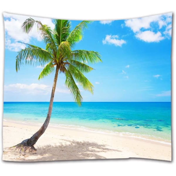 200x150cm Ocean Tapestry, Tropical Coconut Palm Tree Beach Tapestr