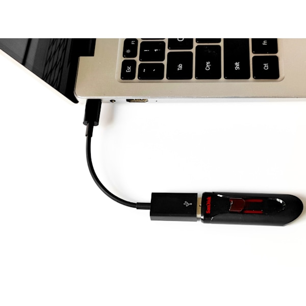 Sort, Apple USB-C til USB-adapter