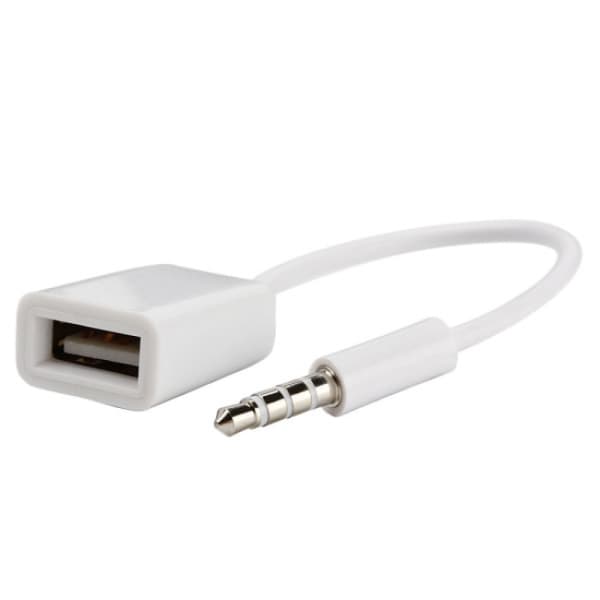 INF 3,5 mm till USB-ljudadapter för bil