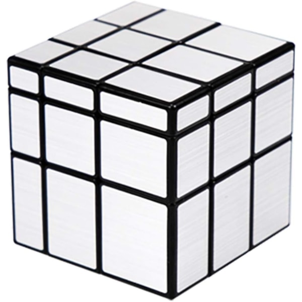 Magic Mirror Cube, 3x3 Mirror Mirror Cube med PVC Sticker 3D Puzz