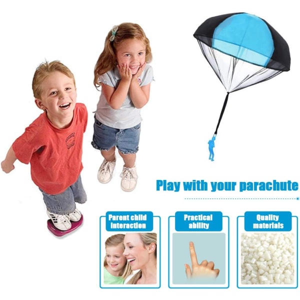 Parachute Toys, Hand Throwing Parachute Play Set, Multicolor Para