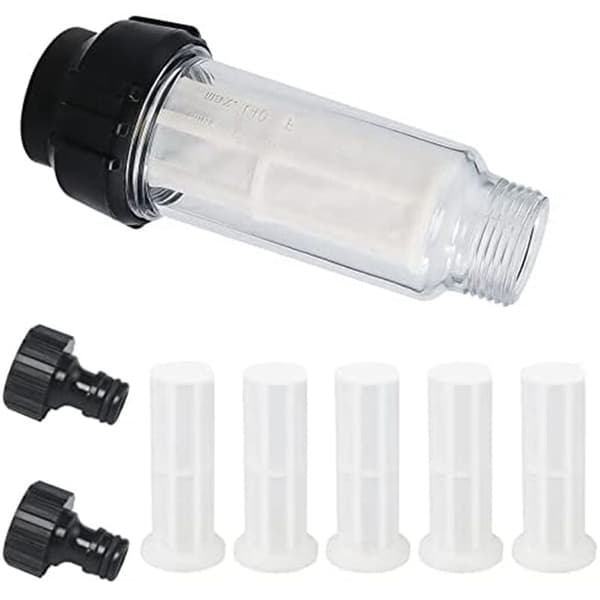 Haveslange til filter, 3/4 tommer forfilter med 5 filterindsatser