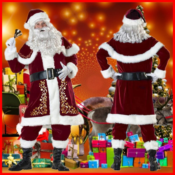 Jultomtekostym Jultomtekostym Plus Size L