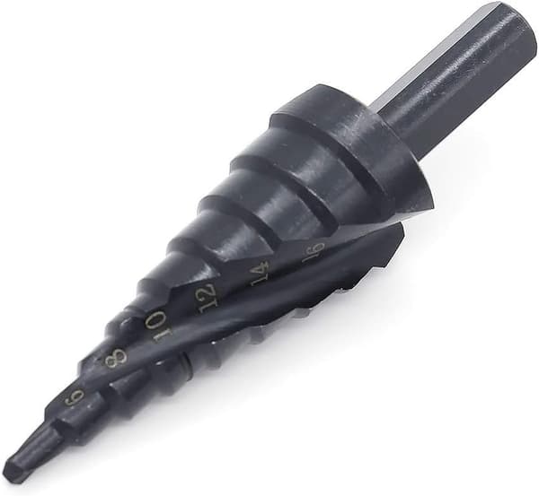 3 stk. HSS Spiral Nitriding Trin Drill Bit til Forstørrelse Skæring Hol