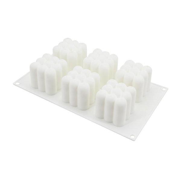 Silikone kageform - 3D DIY håndlavet bageform, 6 huller magisk C