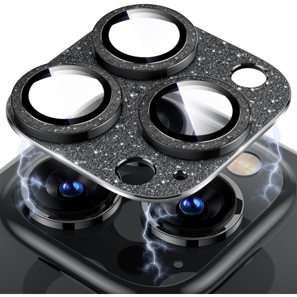 Til sort iPhone 14 Pro/iPhone 14 Pro Max kamerabeskytter, [One-