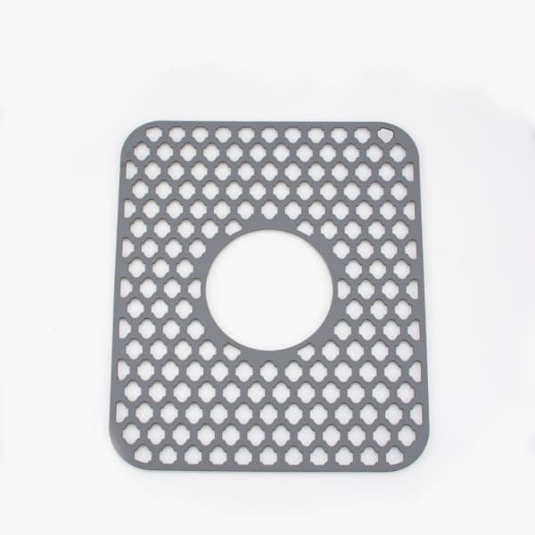 Silikonmatte for vask 34,5x29,5cm - Sentrert hull
