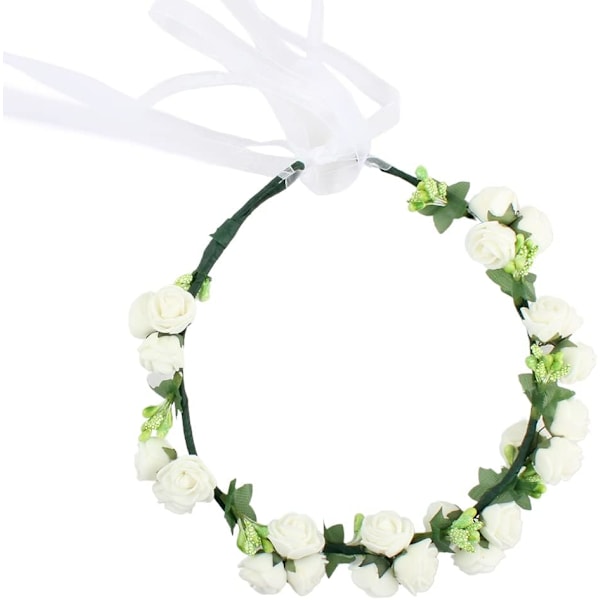 1 stk. fehovedbånd, justerbart hårbånd, sash og krone H