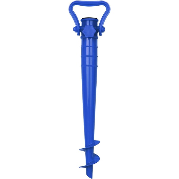 43*9,5 cm, (blå) paraplystativ til sand eller jord paraply Fe
