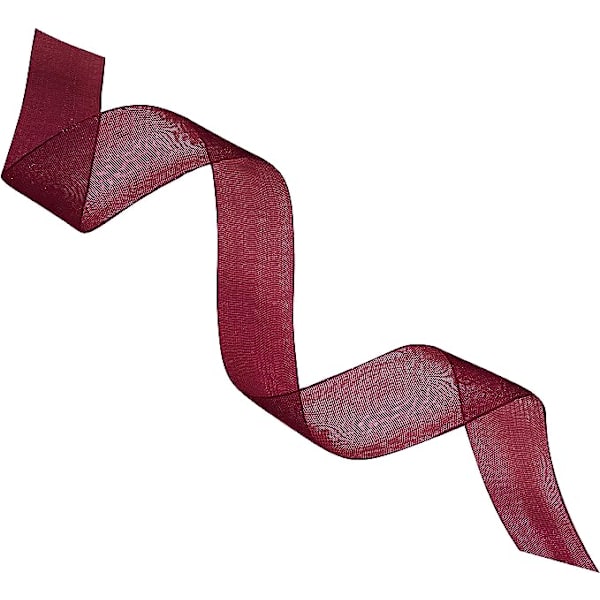 1 st glänsande dekorativt organdyorganzaband - 20 mm x 45 meter - Dar
