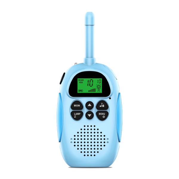 2 kpl sinisiä ladattavia lasten radiopuhelinta FM r:llä