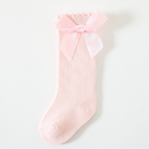 Baby Girl Knee High Socks Toddler Dress Socks Cotton Baby Socks W