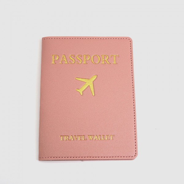 Pass etui Passholder Kunstlær Rosa rosa