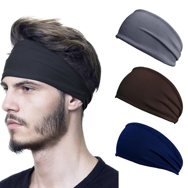 2-pack - Hårband / Svettbands - Hårband Svart one size