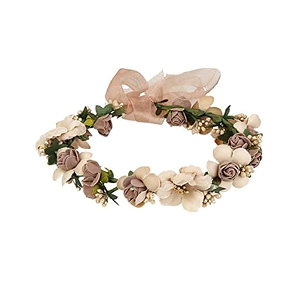 1 st blomma krona, blomma pannband blomma krona pannband boho rosa