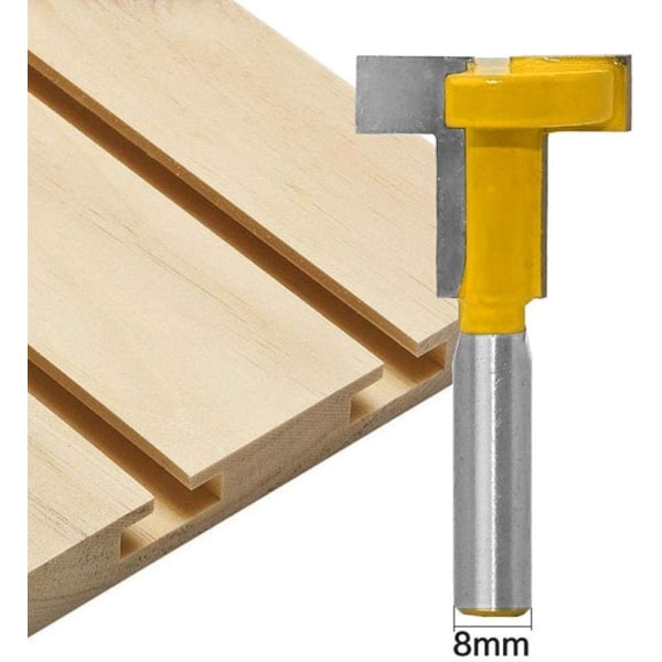 8mm T-spor T-spor freserform freserbits trebearbeiding fresing