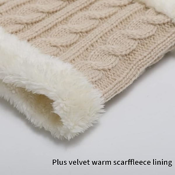 Baby Beanie Vinter Varma Småbarn Plyschmössa med Hårbollar Virkad