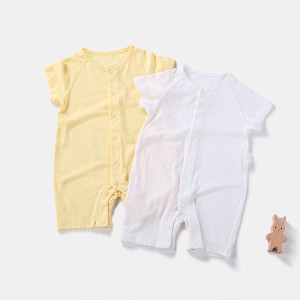 Babypigers snap-up trøjer, pakke med 1, pink