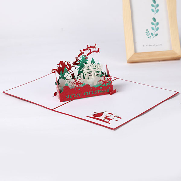 Lin Xuehua 13 * 15CM+Jouluaatto 15 * 20CM 2-osainen sarja, 3D Chri