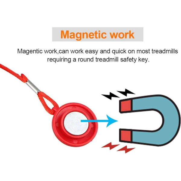 Universaalinen magneettinen juoksumaton turva-avain kaikille NordicTrack, Prof