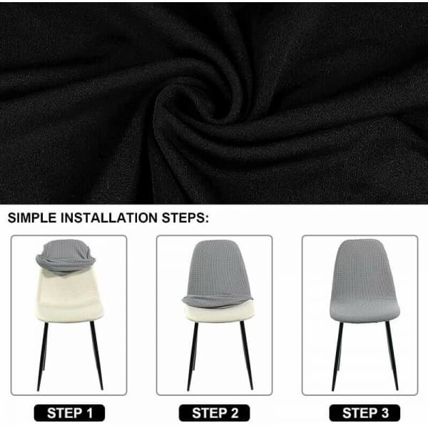 Housse de Chaise Scandinave Extensible Lot de 4 Moderne Housse de