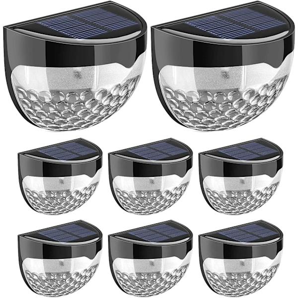 Solcellslampor för staket | Trädgårdslampor | Utomhus LED-vägglampor, Wir