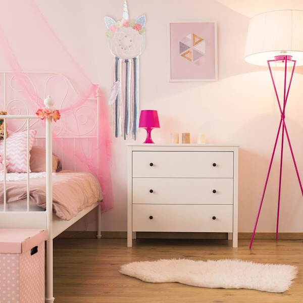 Enhjørning Drømmefanger, Pink Dreamcatcher Håndlavet Dreamcatcher Ha