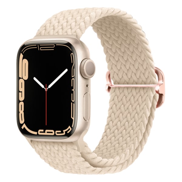 Beige Sports Band Compatible with Apple Watch Strap 42mm 44mm 45m