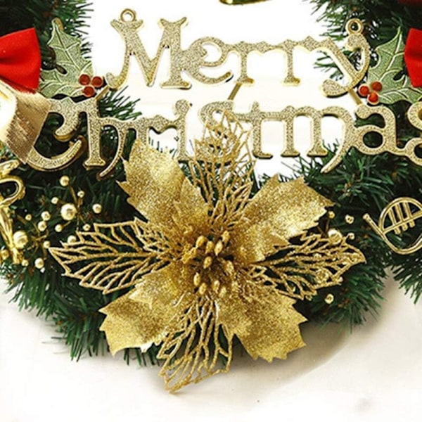 Julekrans i plast, 30 cm, couronne de Noël