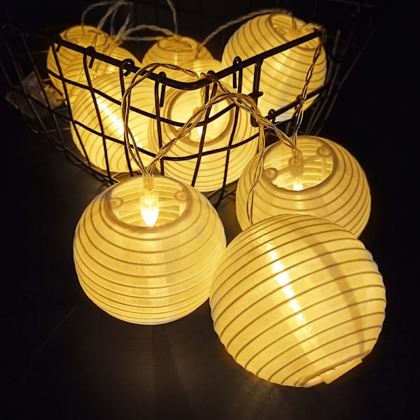 7m solcellelykt LED-lyssnor utendørs, 50 LED-lyssnor
