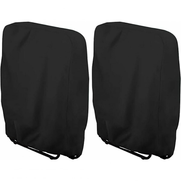 Fällbart Solstolsöverdrag, 2-pack Skyddande Överdrag för Fällbara