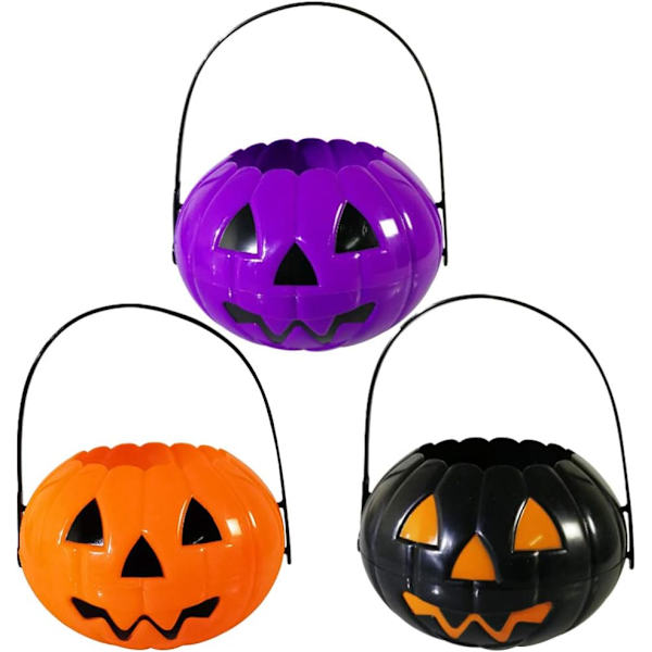 3 kappaletta Halloween-juhlapuolipusseja