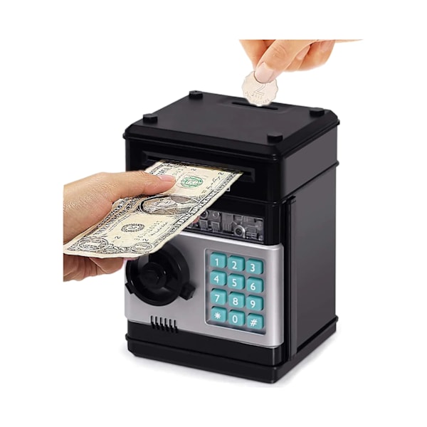 Spargris, Automatisk Rullande Pengar Sparlåda ATM Lösenord Mynt
