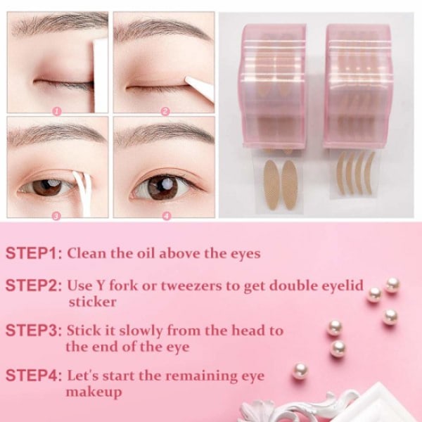720 kpl Silmäluomen teippi Invisible Double Eyelim Lift Strips Instant E