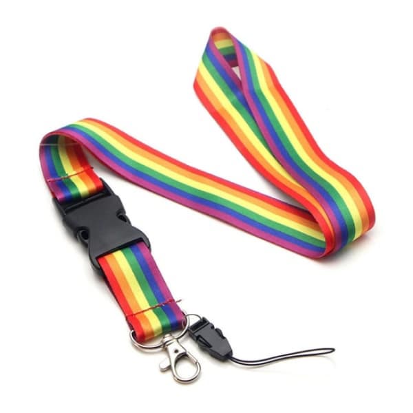 1 kpl sileä RAINBOW-avainnauha Rainbow