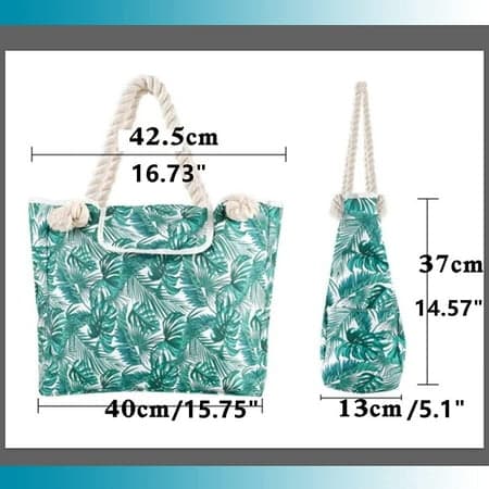 Väskor för kvinnor Extra stor strandväska Sandproof Söt strandväska Ba